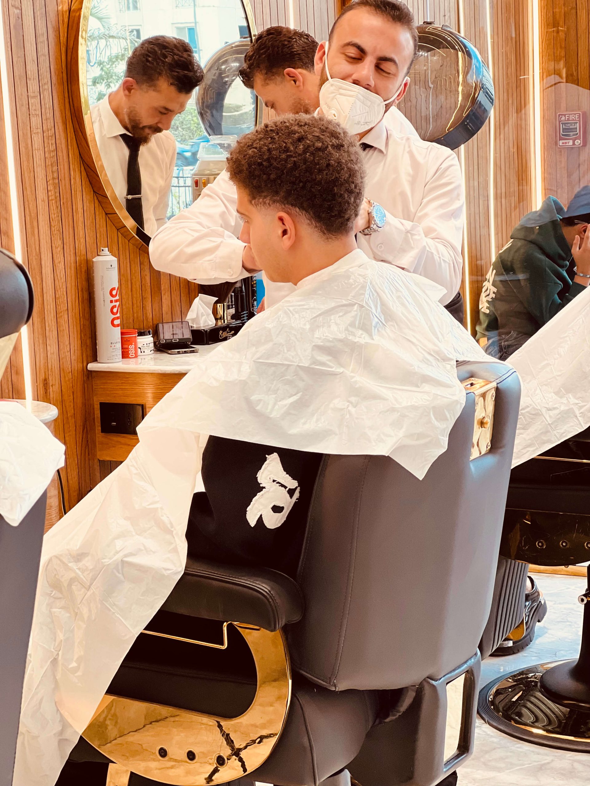 Professional men’s haircut in Cairo at a premium barbershop